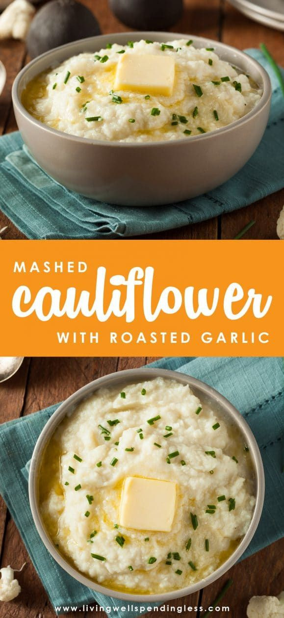 Garlic Mashed Cauliflower Keto
 Mashed Cauliflower with Roasted Garlic Recipe