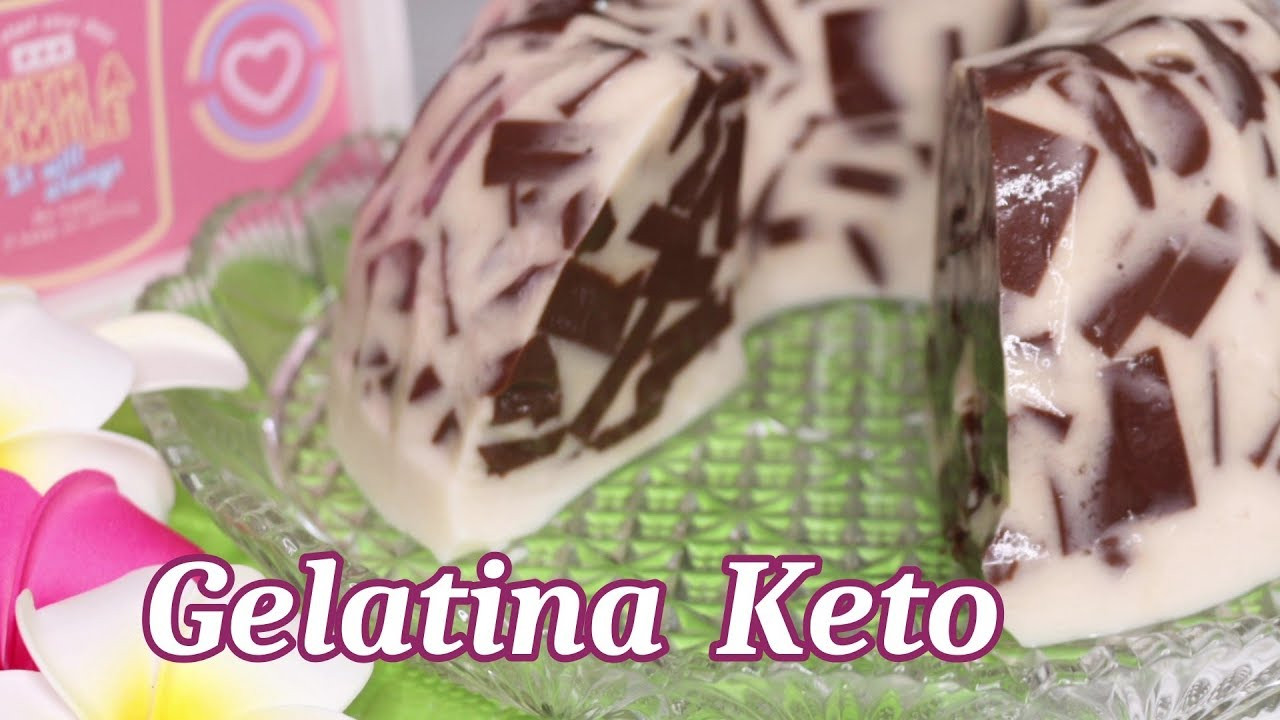 Gelatina Keto Videos DELICIOSO POSTRE SALUDABLE DE GELATINA MOSAICO DE