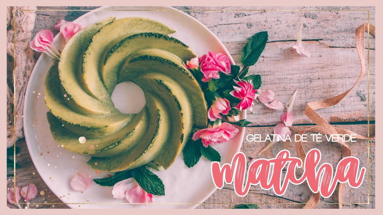 Gelatina Keto Videos Gelatina KETO de Matcha