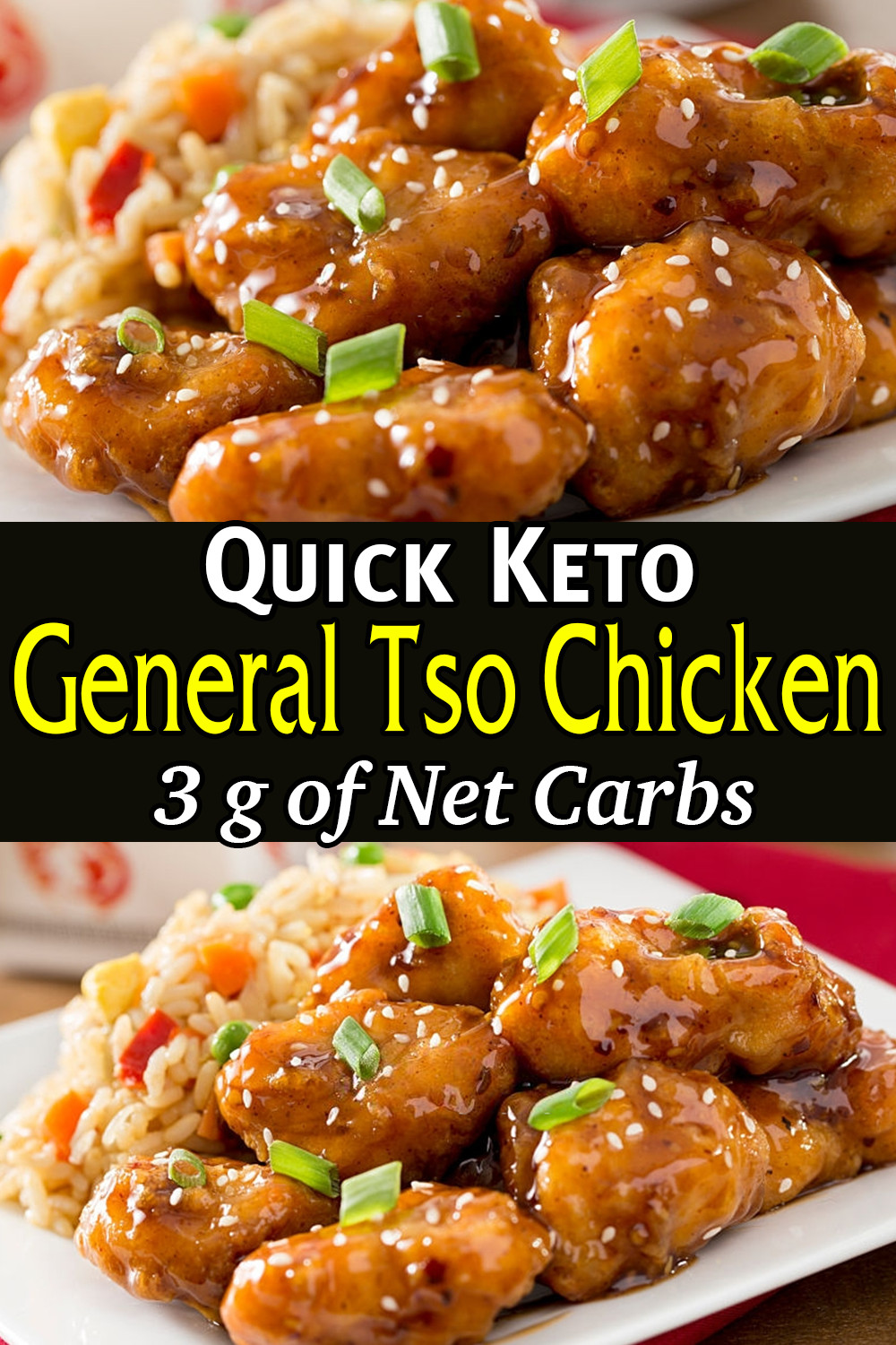 General Tso Cauliflower Keto
 Pin on Keto Recipes