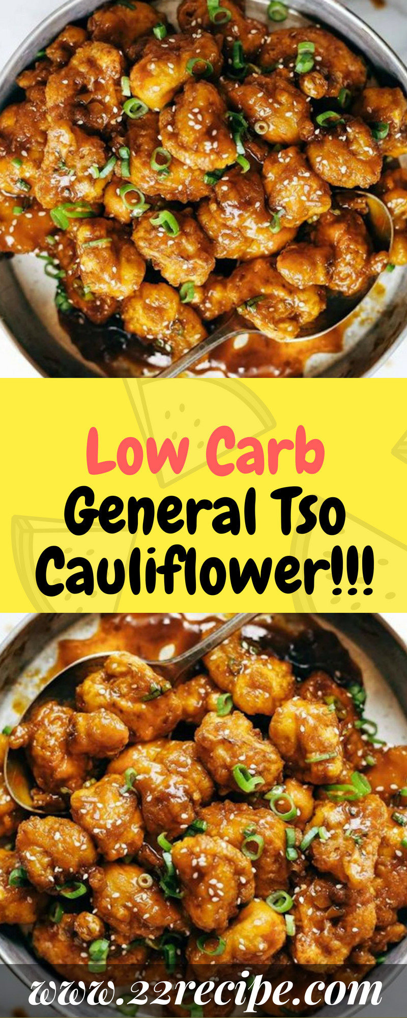General Tso Cauliflower Keto
 Low Carb General Tso Cauliflower 22 Recipe