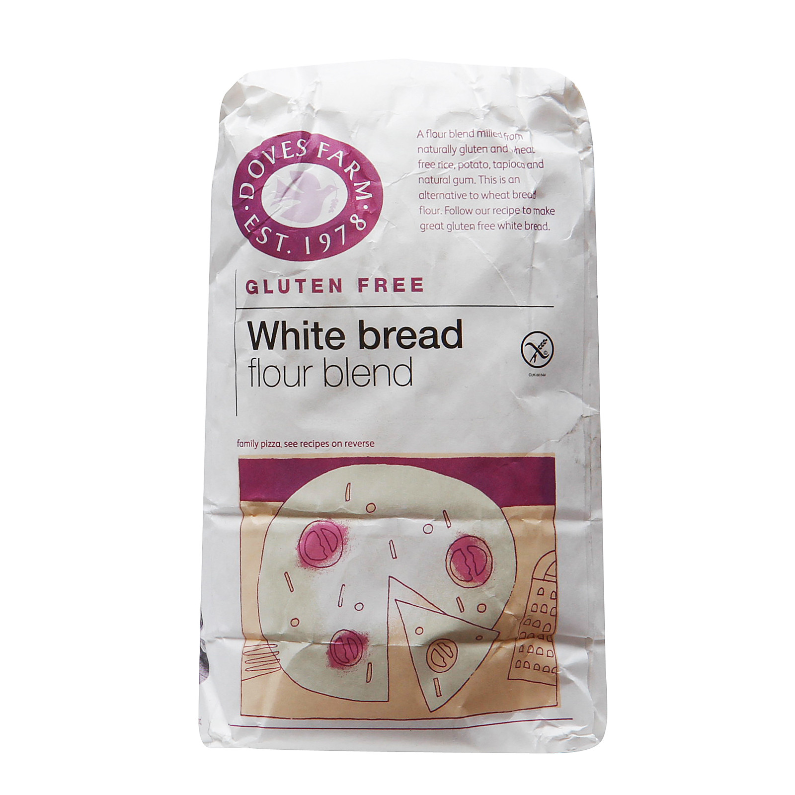 Gluten Free Bread Flour Blend
 Doves Farm Gluten Free White Bread Flour Blend 1kg from
