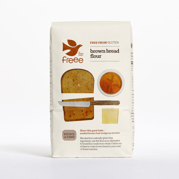 Gluten Free Bread Flour Blend
 DOVES G F BROWN BREAD FLOUR BLEND 1KG Healthy U