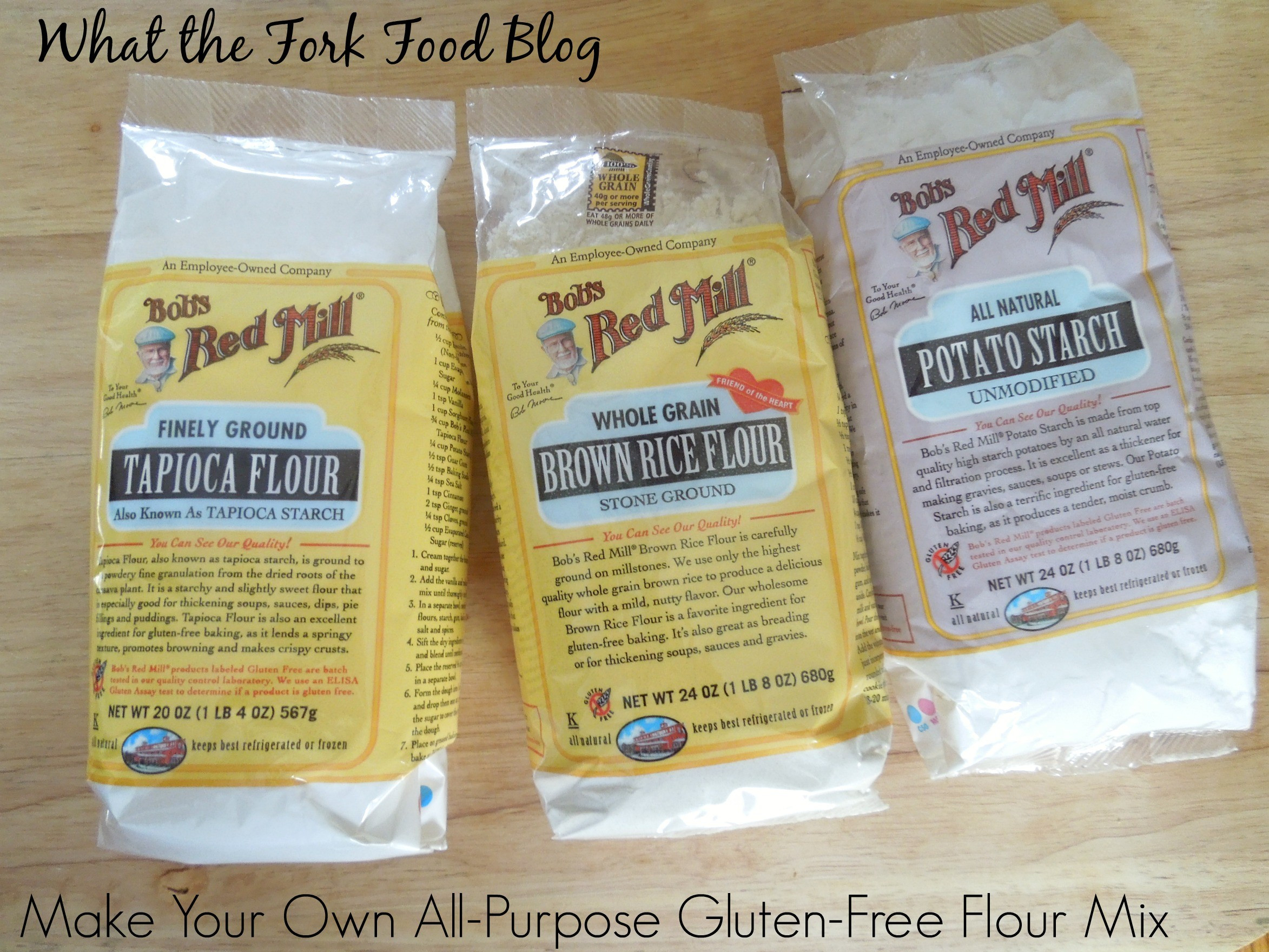 Gluten Free Bread Flour Mix Recipe
 Make Your Own All Purpose Gluten Free Flour What the Fork