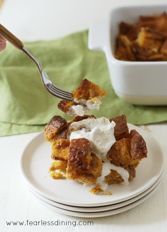 Gluten Free Bread Pudding
 Gluten Free Bread Pudding with Caramel Sauce Fearless Dining