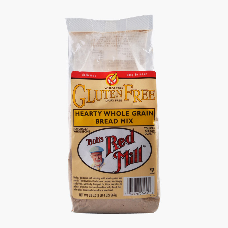 Gluten Free Bread Recipe Bobs Red Mill
 Bob s Red Mill Gluten Free Hearty Whole Grain Bread Mix 567g