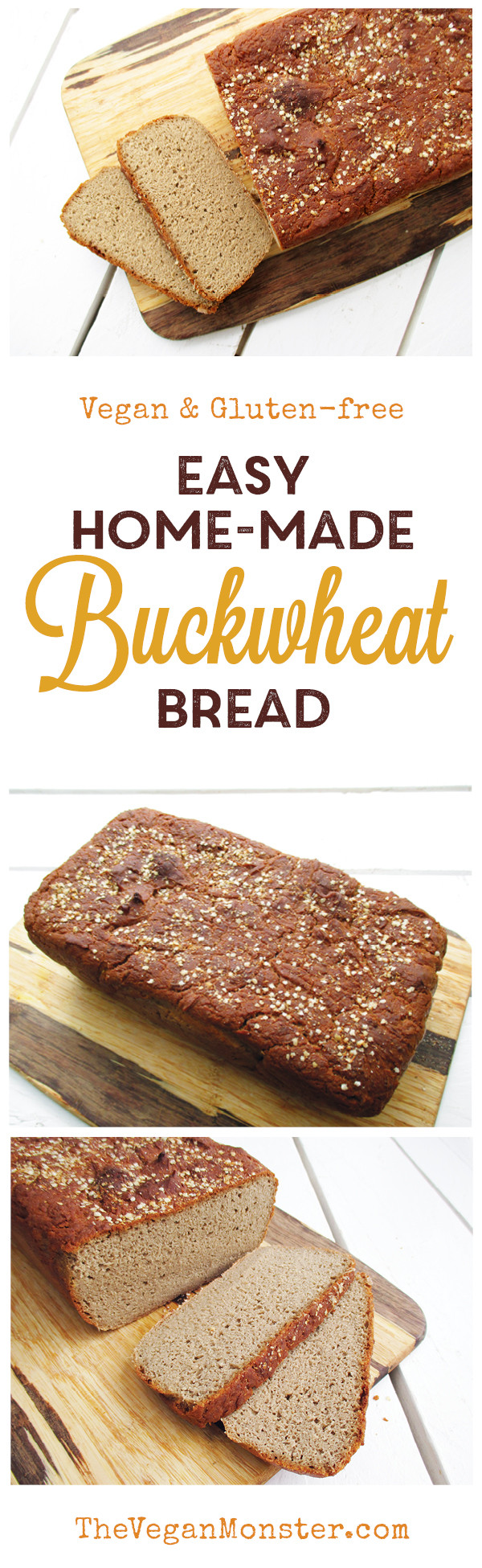 Gluten Free Bread Recipe Easy
 Easy Buckwheat Bread Vegan Gluten free The Vegan Monster