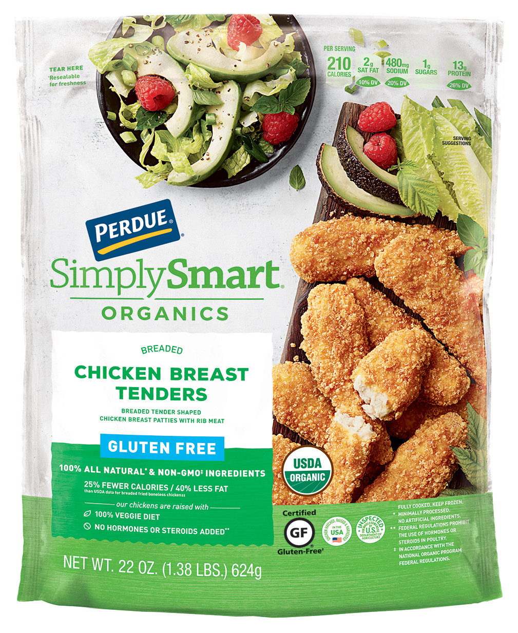 Gluten Free Breaded Chicken
 Perdue Simply Smart Organics Gluten Free Breaded Chicken