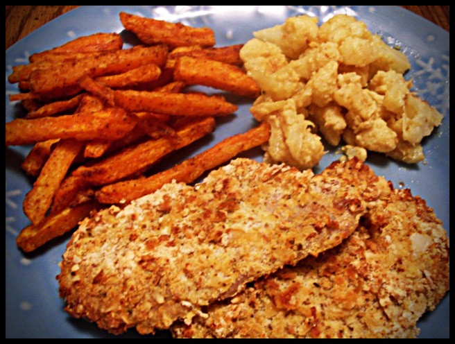 Gluten Free Breaded Pork Chops
 Junior gluten free Chefs Gluten Free "Breaded" Pork Chops