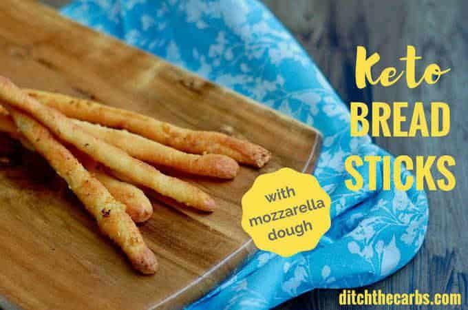 Gluten Free Keto Bread Sticks
 Keto Bread Sticks With Mozzarella Dough Recipe