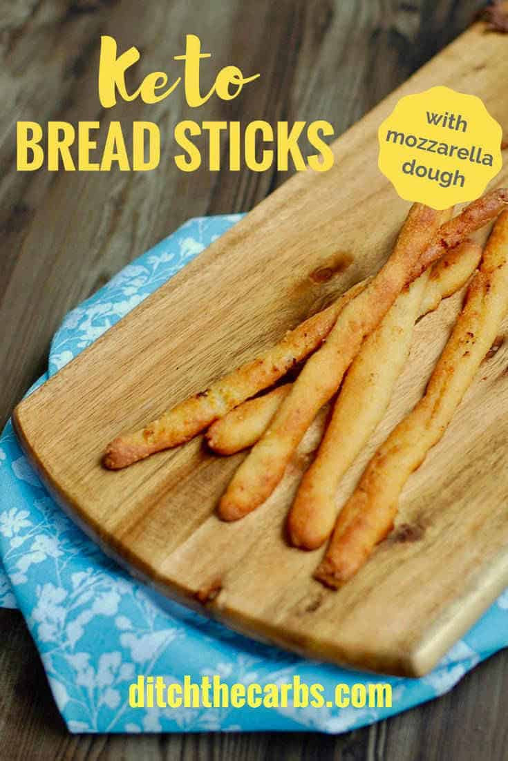 Gluten Free Keto Bread Sticks
 Keto Bread Sticks less than 1g net carbs with NEW video