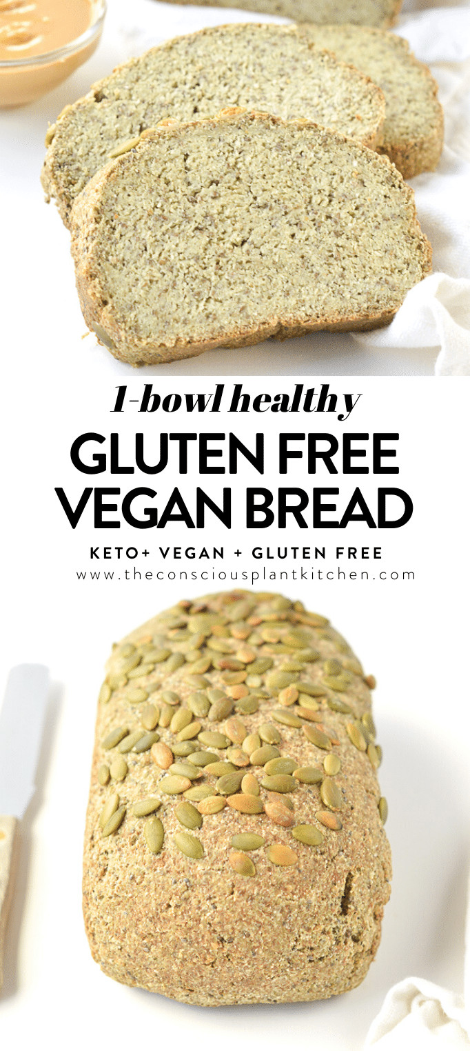 Gluten Free Vegan Keto Bread
 Gluten free vegan bread recipe Keto The Conscious Plant