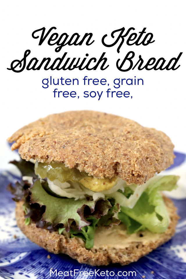 Gluten Free Vegan Keto Bread
 Low Carb Vegan Sandwich Bread soy free grain free