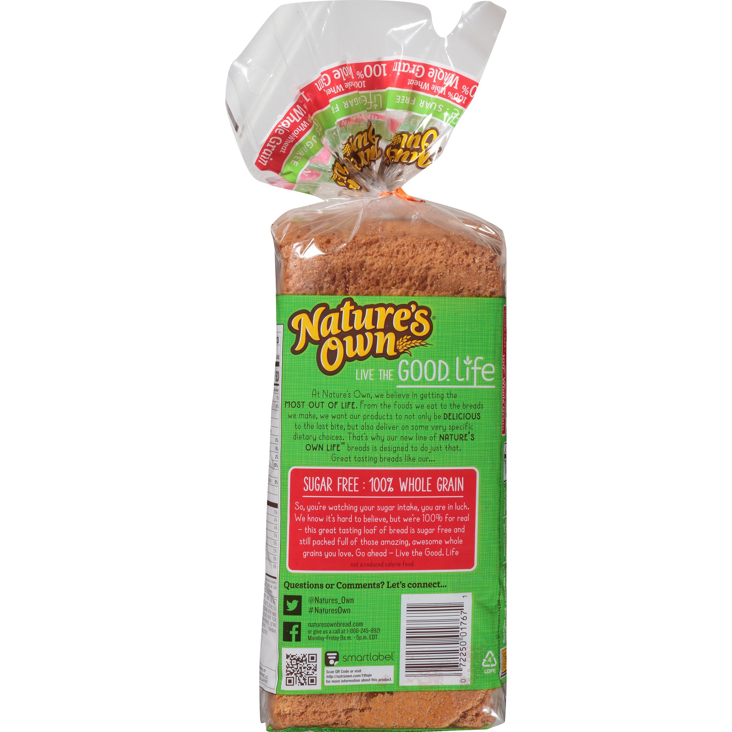 Good Grain Free Bread
 Nature S Own Whole Wheat Bread Nutrition Label – Besto Blog