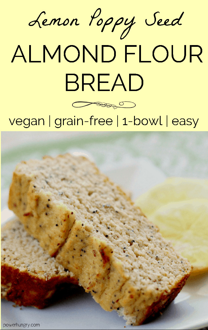 Grain Free Bread Flour Lemon Poppy Seed Almond Flour Bread Grain Free Vegan