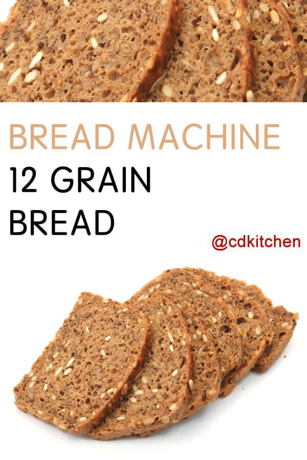 Grain Free Bread In Bread Machine
 Bread Machine 12 Grain Bread Recipe is made with bread