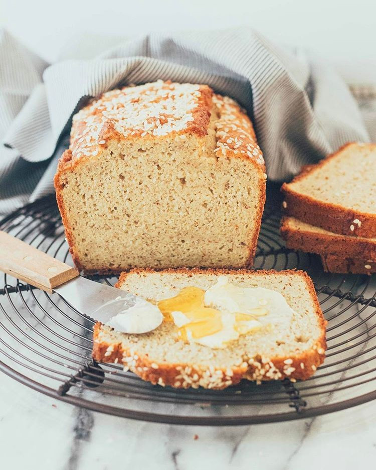 Grain Free Bread Loaf
 this loaf of grain free bread is magical yeast free but
