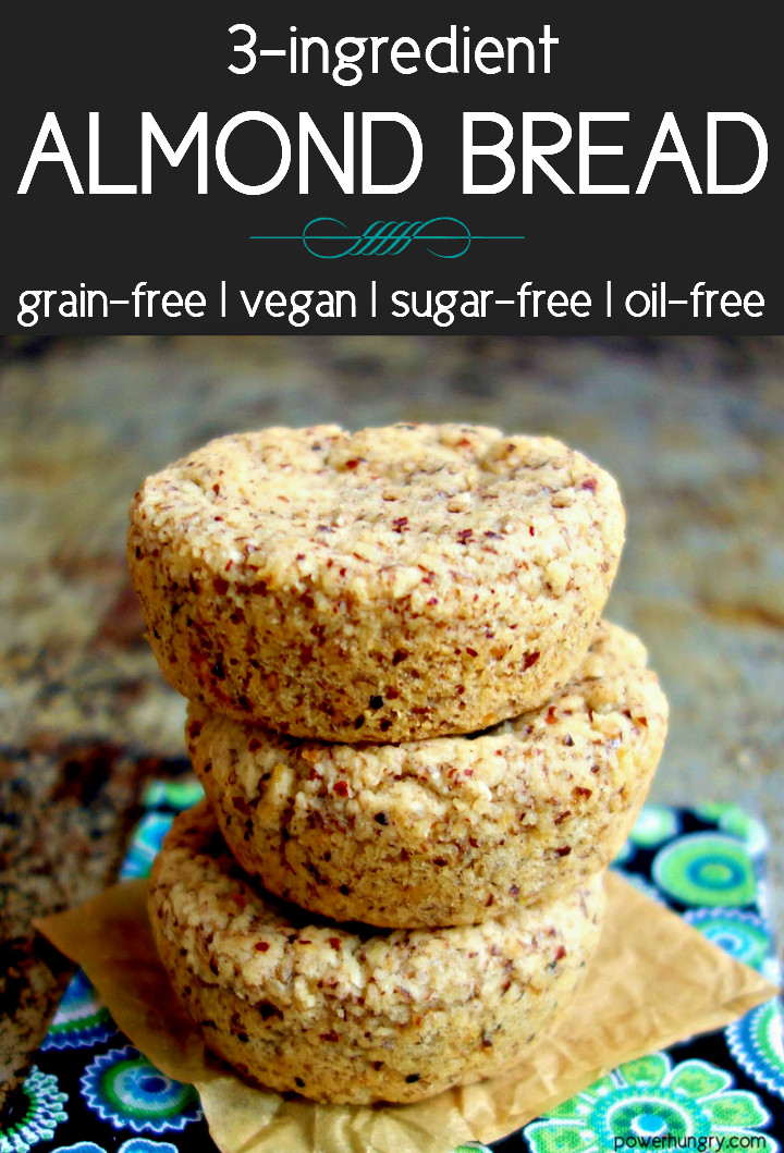 Grain Free Bread Recipe Almond Meal
 3 Ingre nt Almond Bread vegan grain free oil free