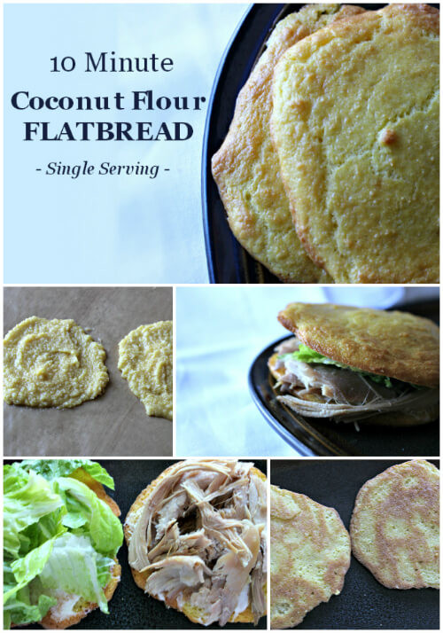 Grain Free Bread Recipe Coconut Flour
 Coconut Flour Flatbread ly 5 Ingre nts The