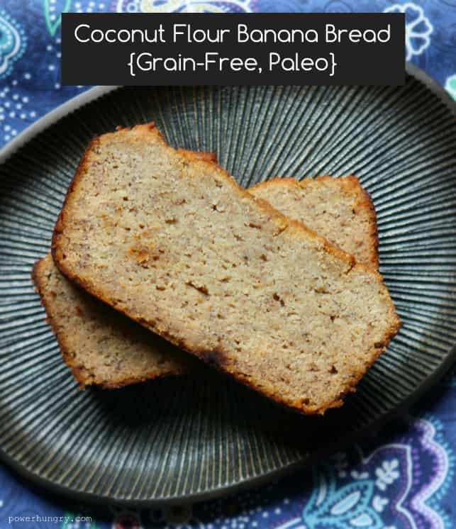 Grain Free Bread Recipe Coconut Flour
 Coconut Flour Banana Bread Gluten free Grain free Paleo