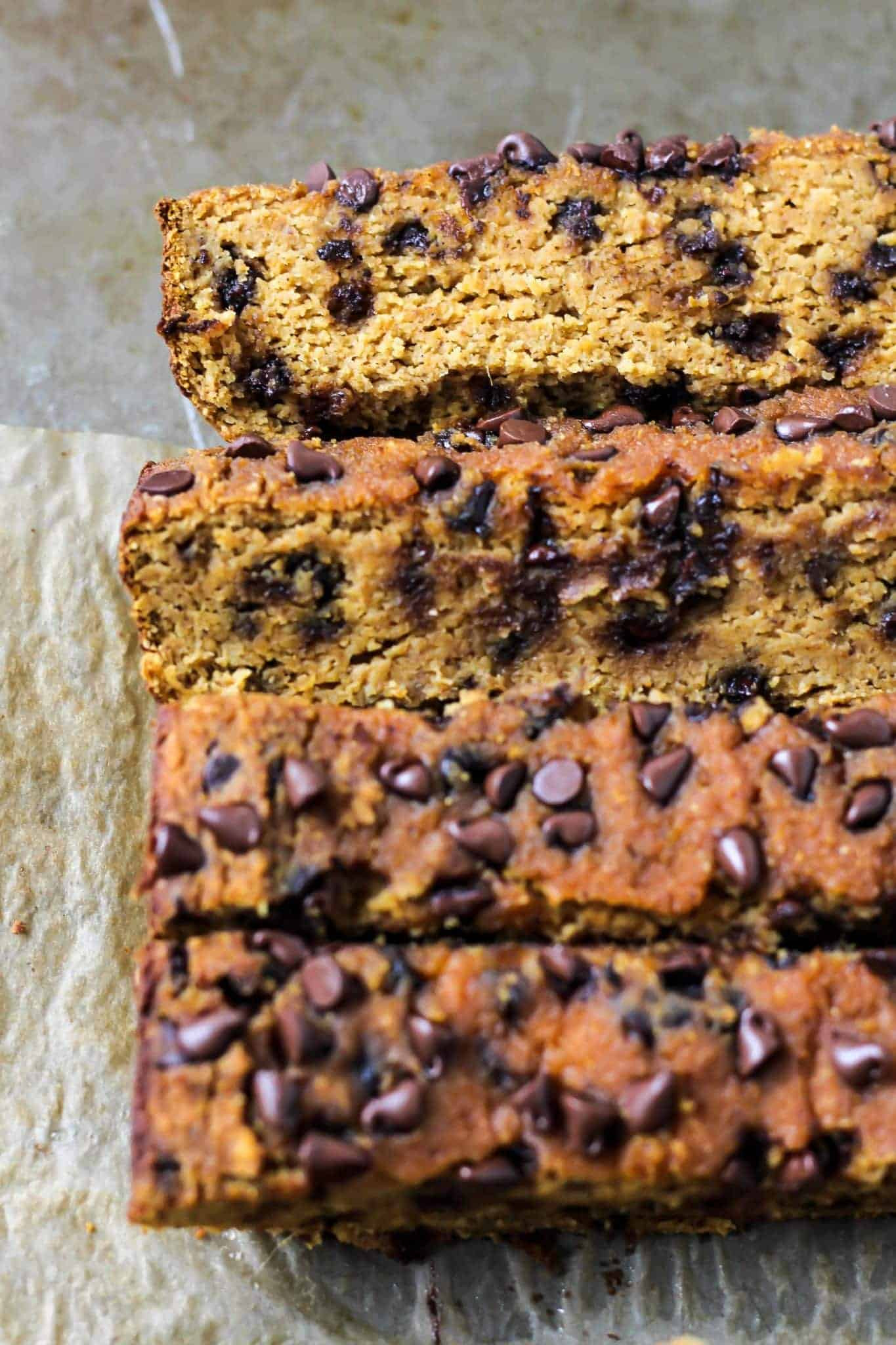 Grain Free Bread Recipe Coconut Flour
 Coconut Flour Pumpkin Bread with Chocolate Chips • Fit