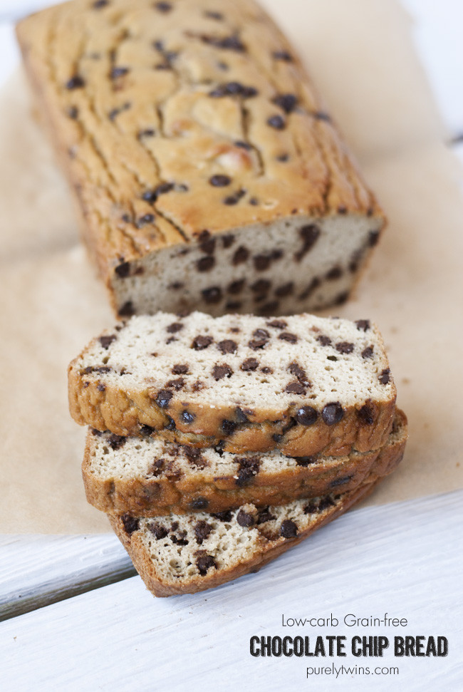 Grain Free Bread Recipe
 low carb grain free chocolate chip cookie bread