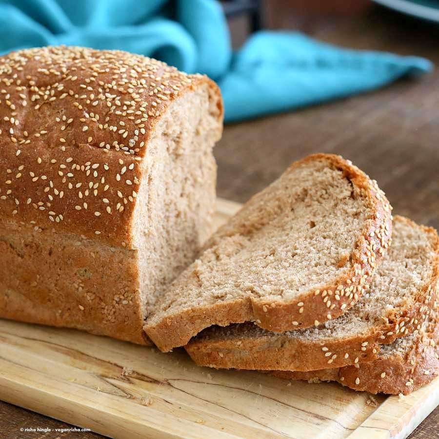 Grain Free Bread Recipe Vegans
 Whole Wheat Bread Recipe Vegan Richa