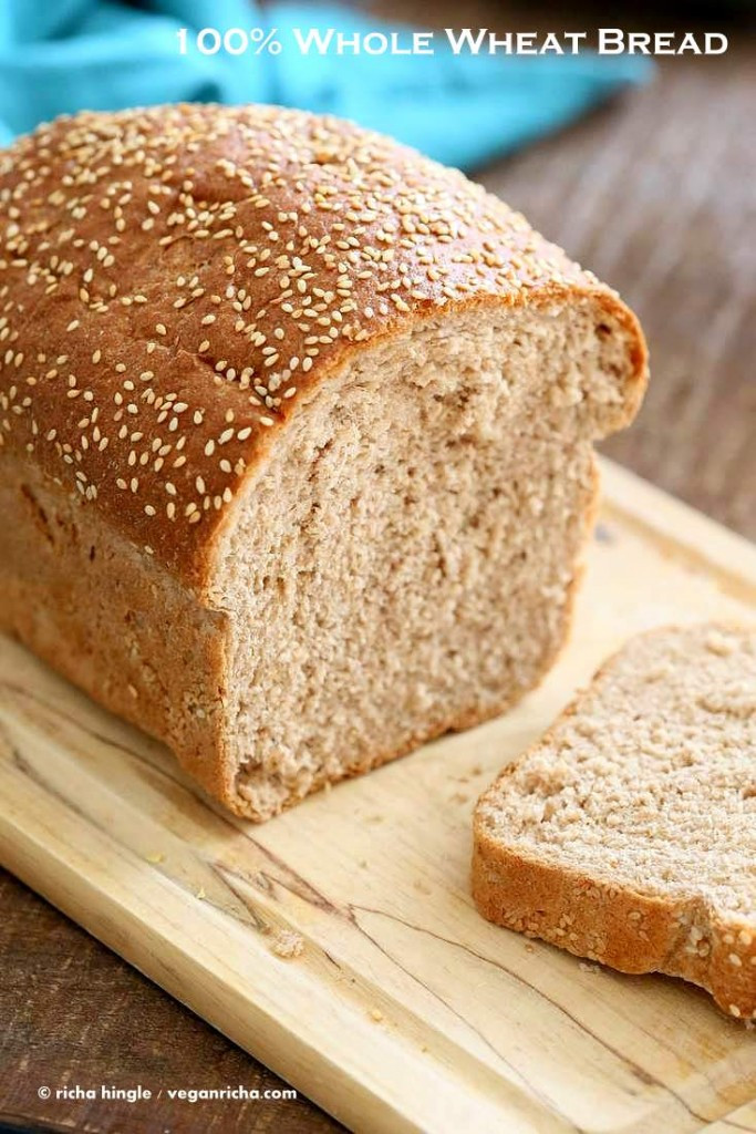 Grain Free Bread Recipe Vegans
 Whole Wheat Bread Recipe Vegan Richa