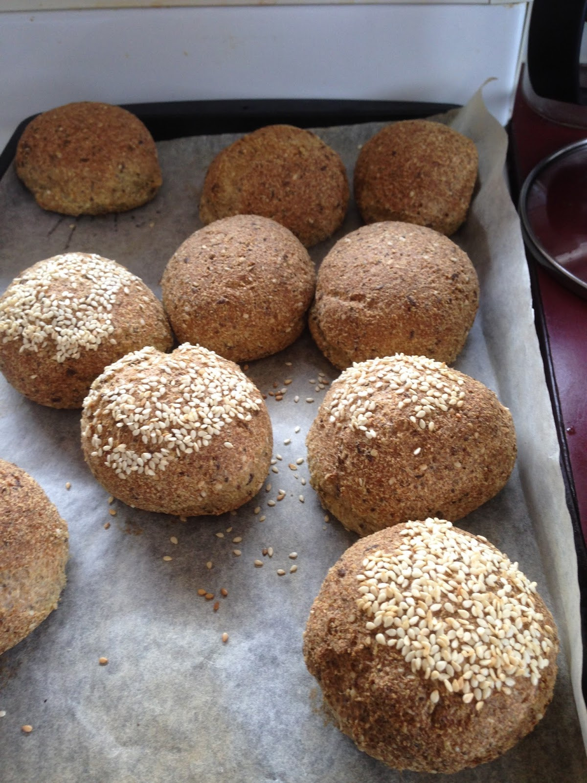 Grain Free Bread Rolls
 Changing meal habits LCHF Grain free bread rolls