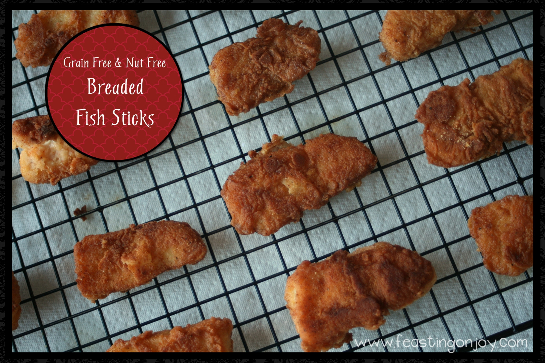 Grain Free Breaded Fish
 Grain Free Nut Free Paleo Breaded Fish Sticks Feasting