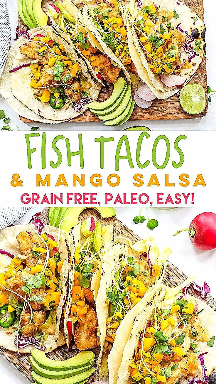 Grain Free Breaded Fish
 These grain free tacos is a fun and quick breaded fish