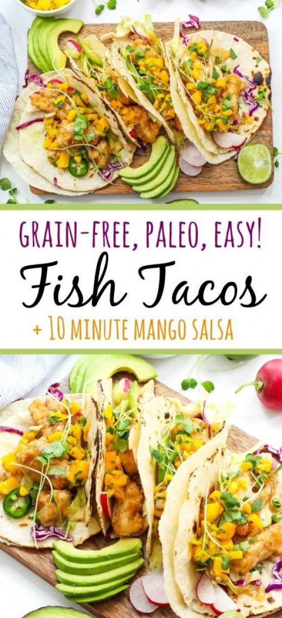 Grain Free Breaded Fish
 These grain free tacos are a fun and quick breaded fish