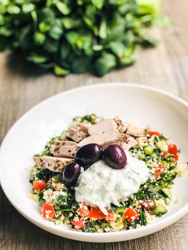 Greek Chicken Keto
 Keto Friendly Greek Chicken Bowl SpicyFig