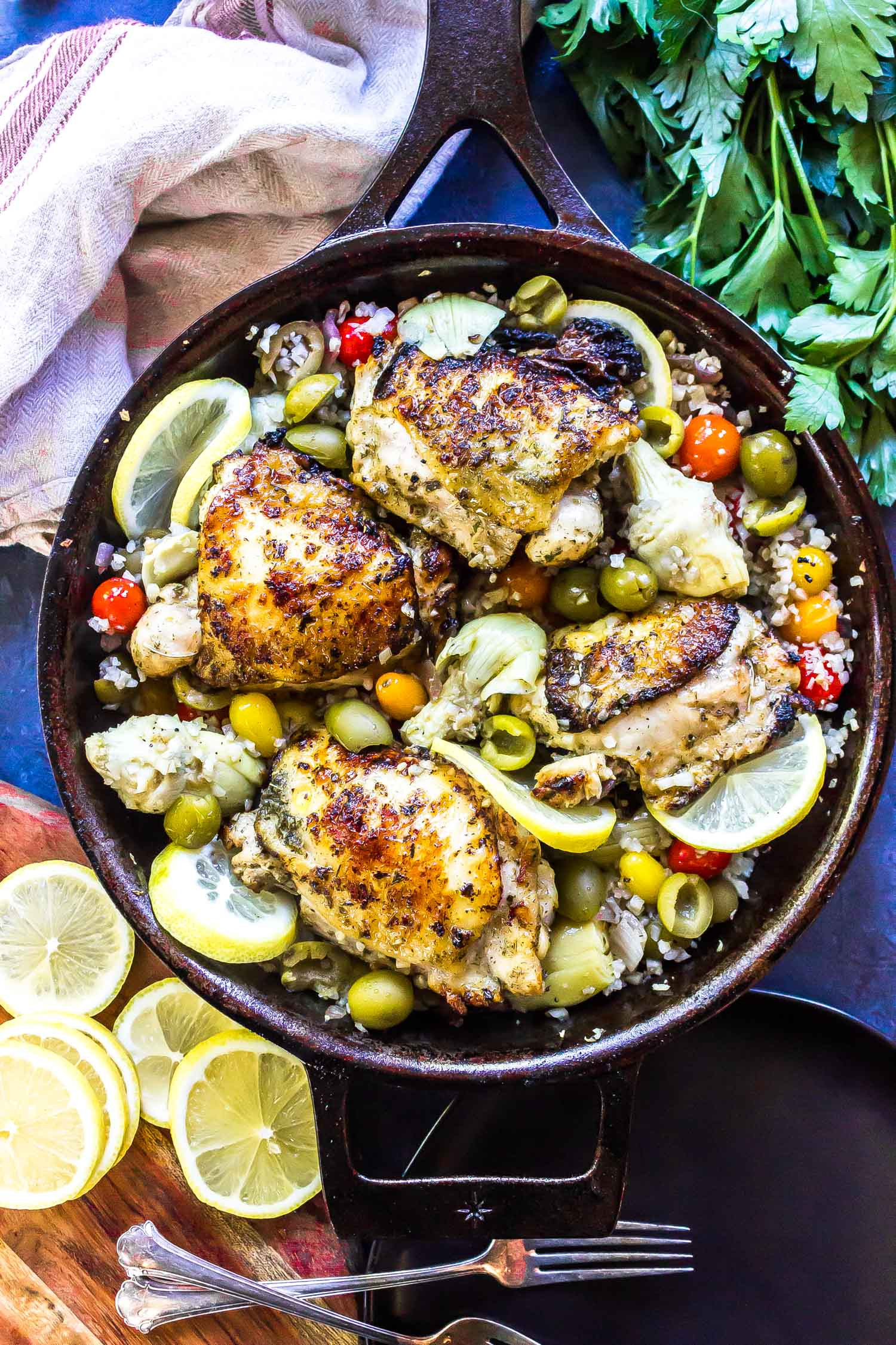 Greek Chicken Keto
 Keto Greek Chicken Skillet Recipe Cast Iron Keto