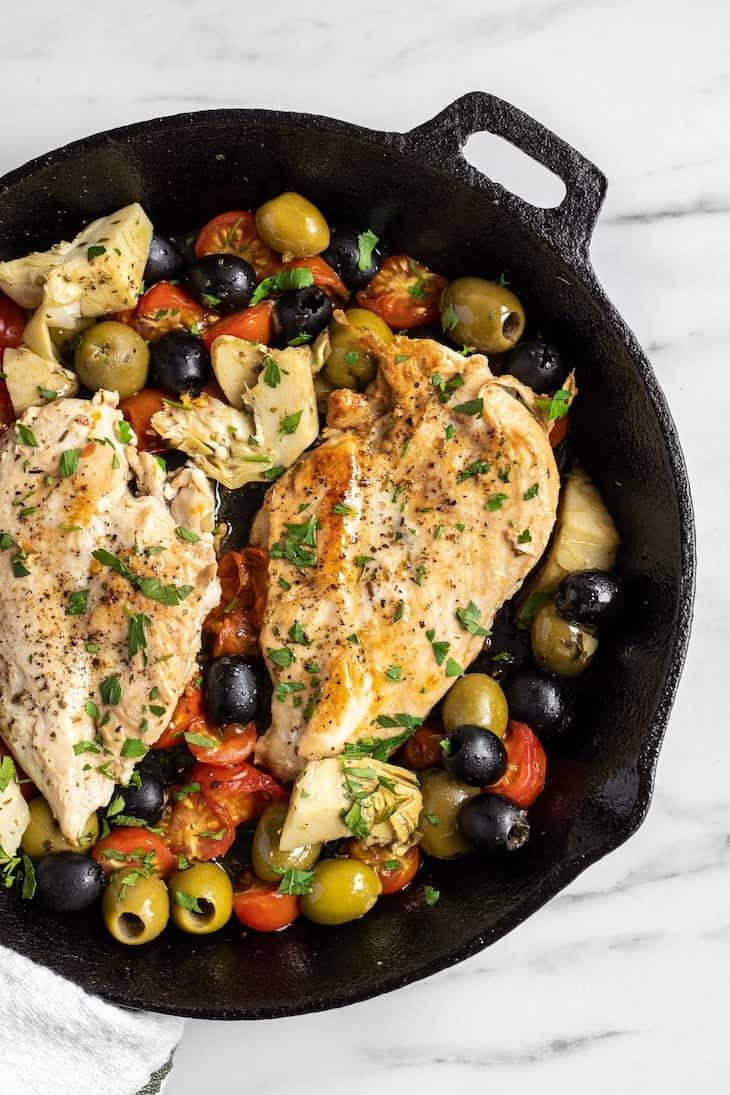 Greek Chicken Keto
 Keto Greek Chicken Skillet