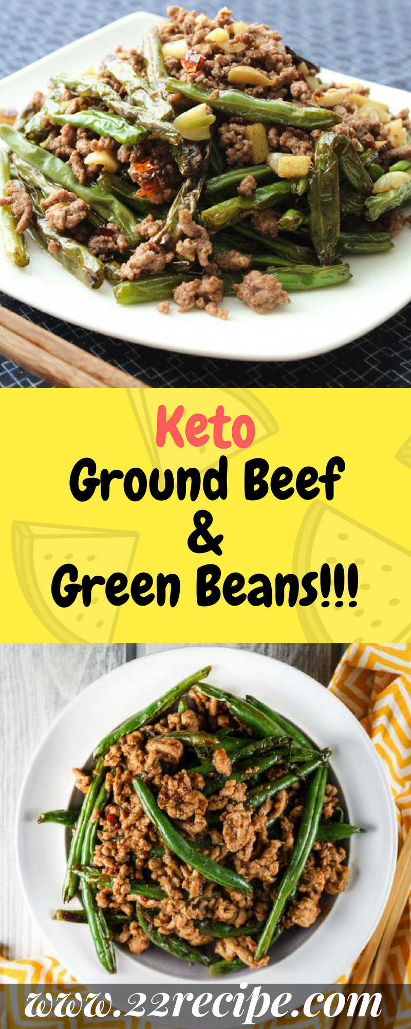 Green Bean Ground Beef Keto
 Keto Ground Beef & Green Beans With images