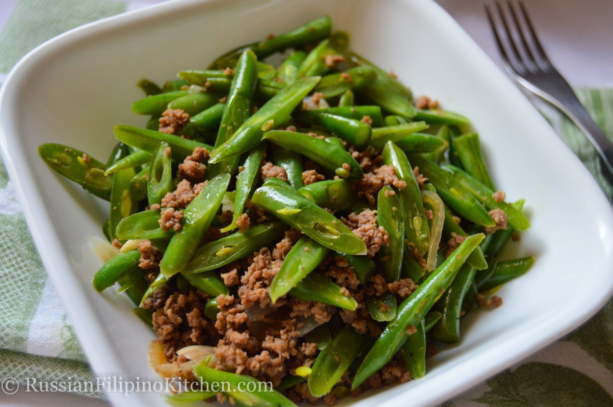 Green Bean Ground Beef Keto
 Sautéed Green Beans With Ground Beef Filipino style