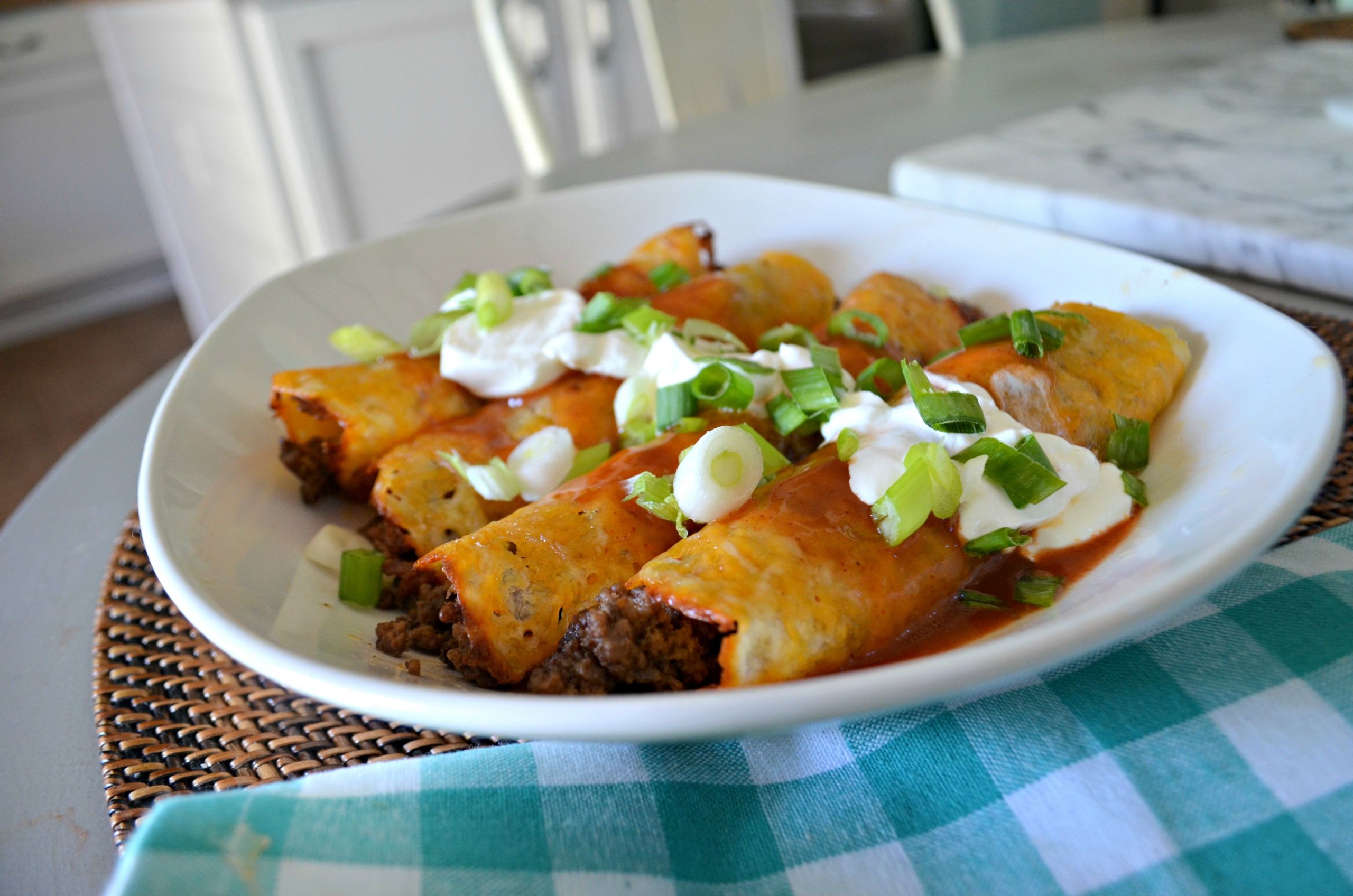 Ground Beef Keto Enchiladas
 Keto Ground Beef Enchiladas