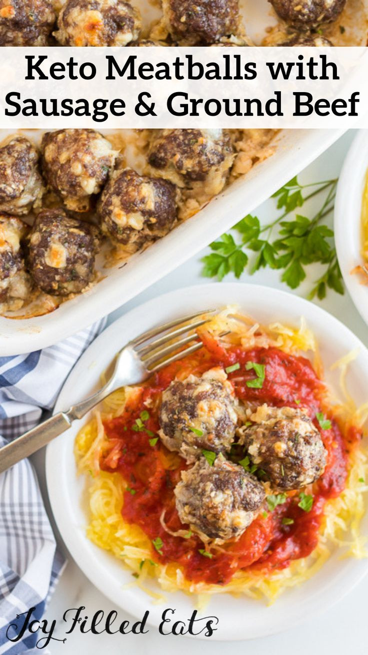 Ground Beef Keto Recipes For Dinner Dairy Free
 Keto Meatballs with Sausage and Ground Beef Low Carb