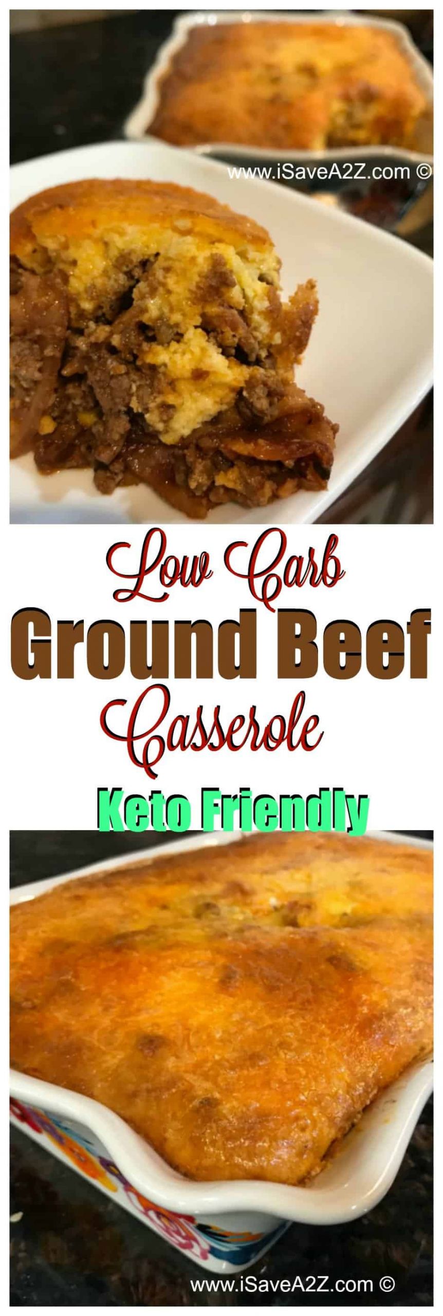 Ground Beef Keto Recipes Low Carb
 Keto Friendly Low Carb Beef Casserole Recipe iSaveA2Z