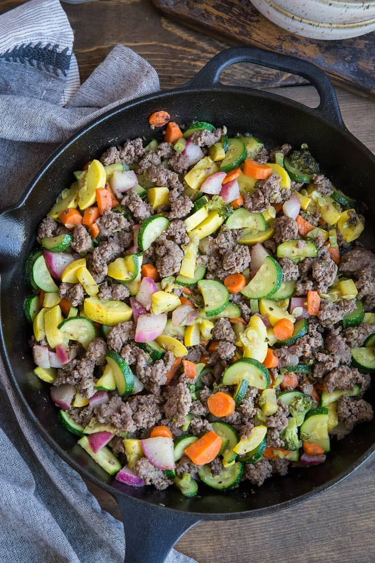 Ground Beef Recipes For Dinner Healthy Keto
 30 Minute Ve able and Ground Beef Skillet The Roasted Root