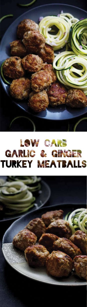 Ground Turkey Keto Meatballs
 Keto Meatball Recipe with Ground Turkey Garlic & Ginger