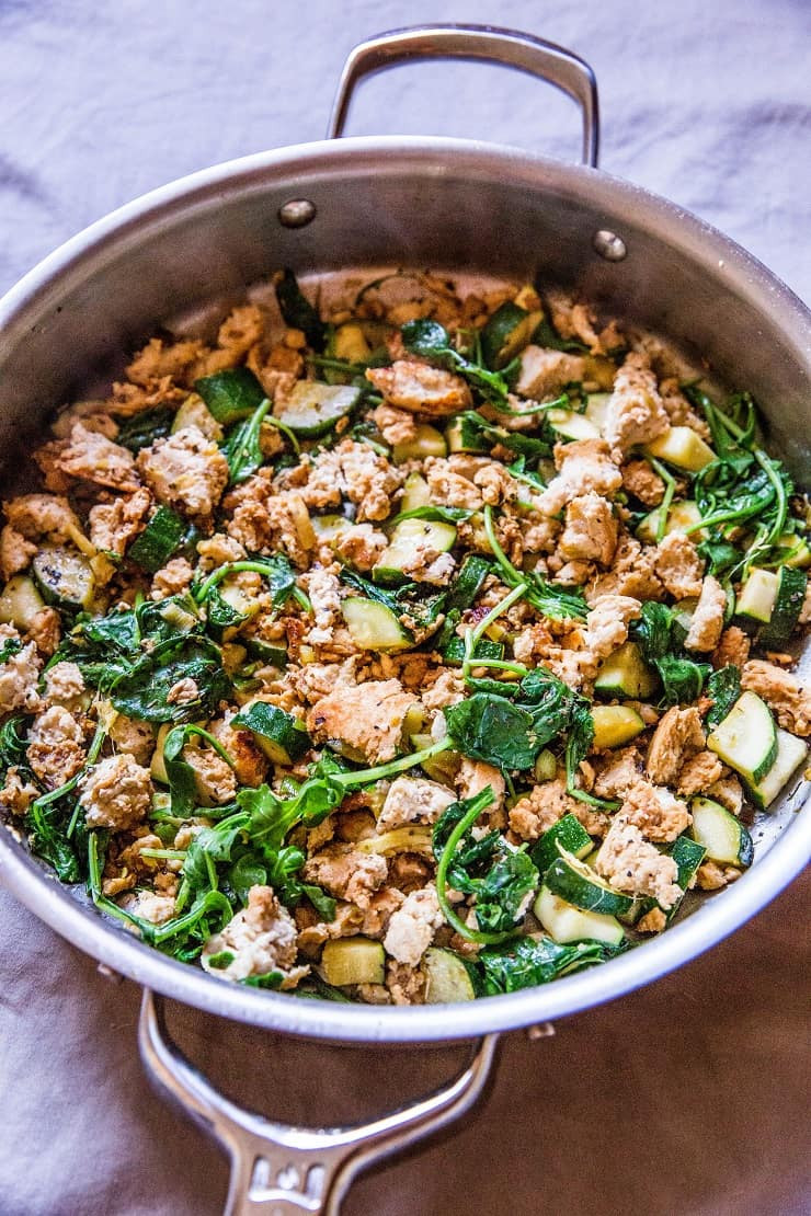 Ground Turkey Keto Recipes Easy
 Zucchini and Ground Turkey Skillet The Roasted Root