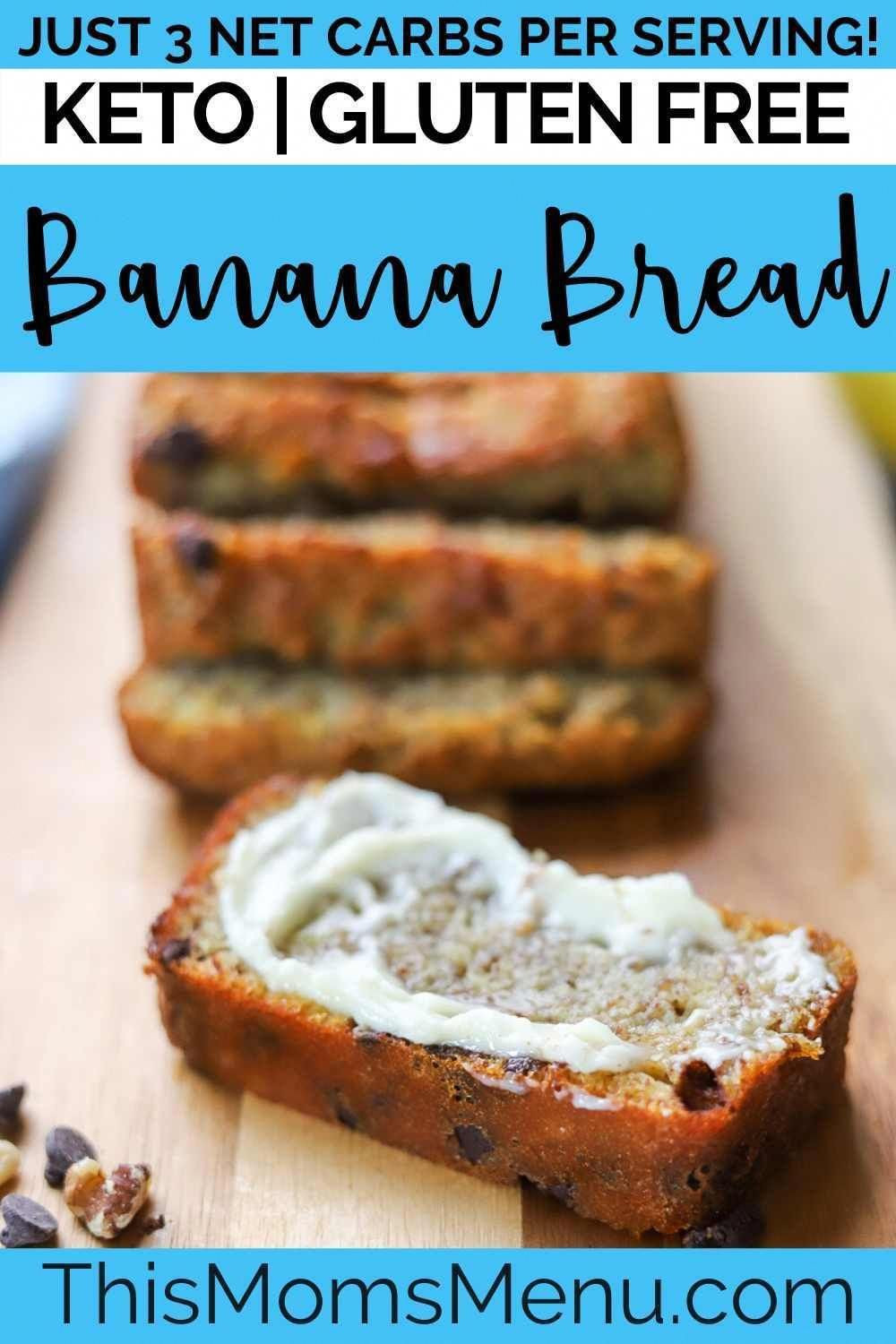 Healthy Keto Banana Bread
 Pin by Alicia Kirksey on Keto in 2020 With images