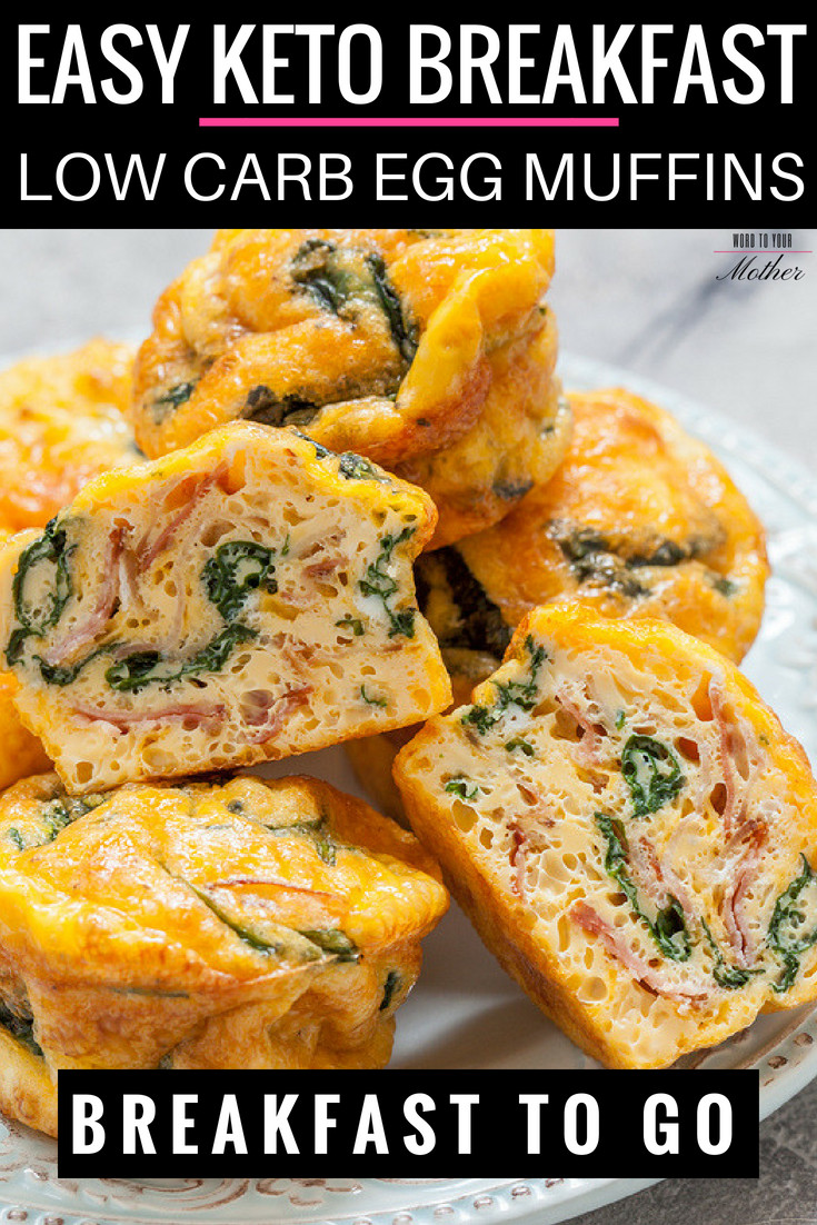 Healthy Keto Breakfast Recipes On The Go
 Easy Egg Keto Breakfast Muffins Low Carb Breakfast The Go
