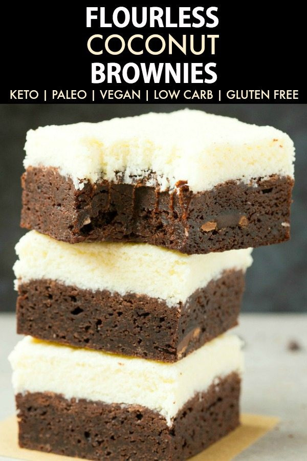 Healthy Keto Brownies
 Healthy Vegan Coconut Brownies Paleo Keto Low Carb