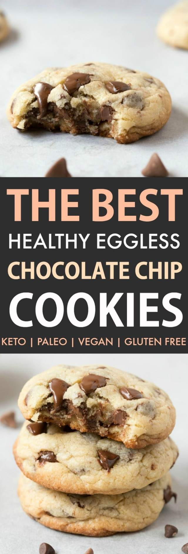 Healthy Keto Cookies
 Best Healthy Chocolate Chip Cookies Paleo Vegan Keto
