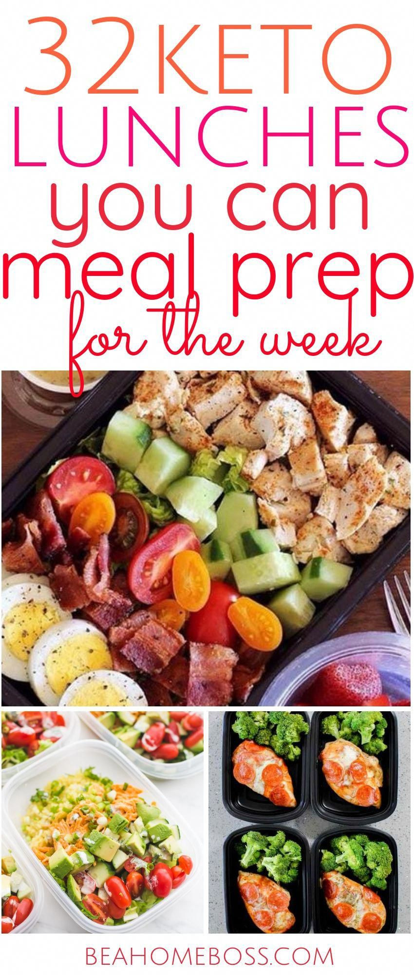 Healthy Keto Meal Prep For The Week
 32 Keto Lunch Meal Prep Ideas for Busy Weeks in 2020