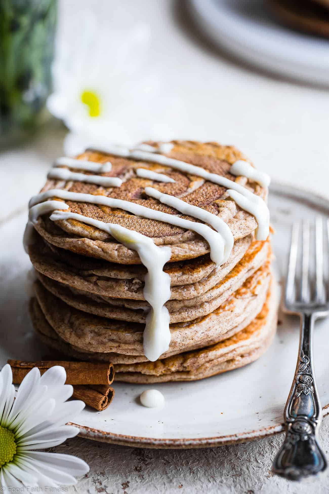 Healthy Keto Pancakes
 Cinnamon Roll Gluten Free Low Carb Keto Protein Pancakes