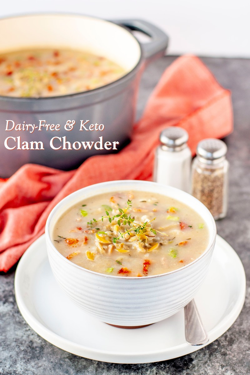 Healthy Keto Recipes Dairy Free
 Dairy Free Keto Clam Chowder Recipe Healthy & Low Carb